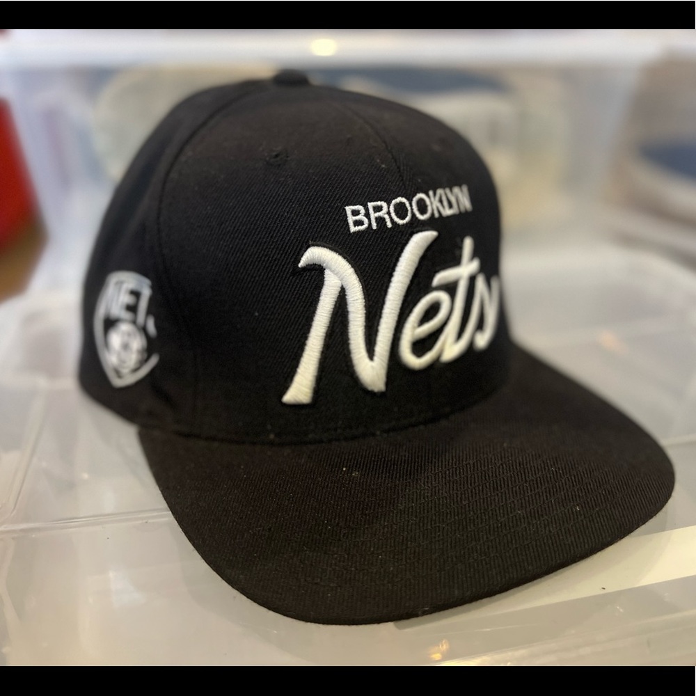 Brooklyn Nets Mitchell & Ness hat snap back